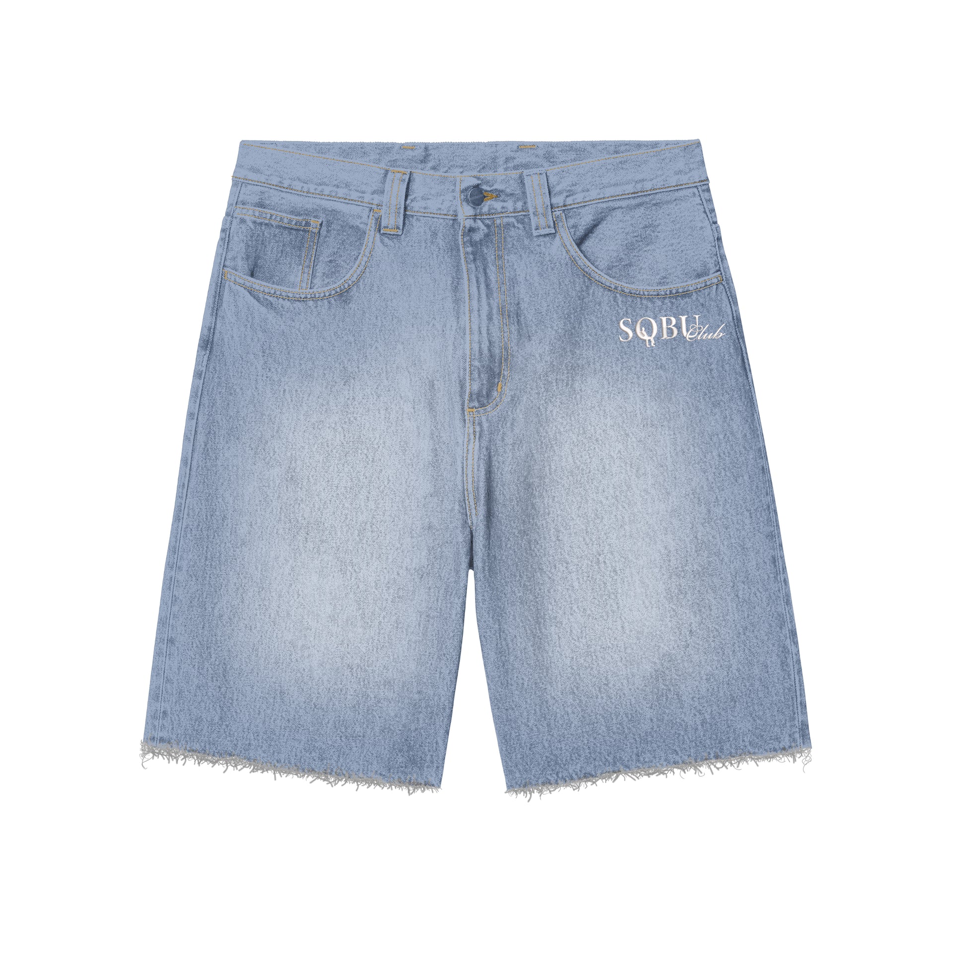 DENIM SHORTS - BLUE