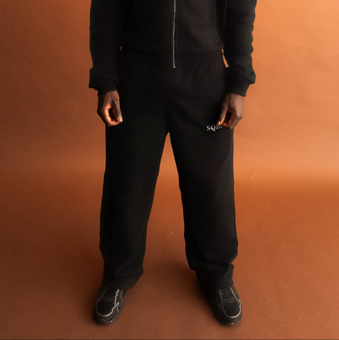 SOBU - BLACK TRACK BOTTOMS